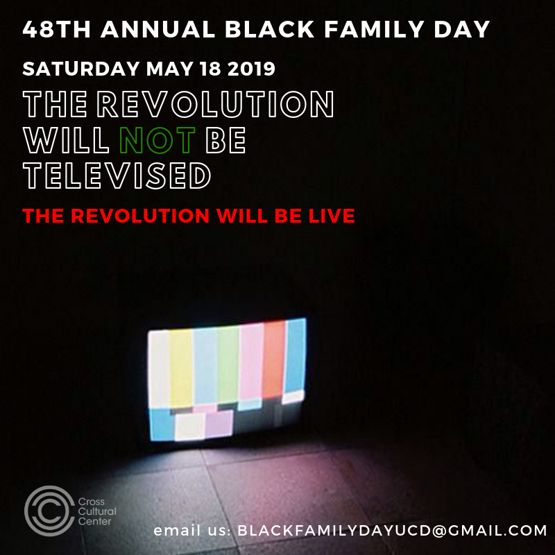 The 48th Annual Black Family Day happening on UC Davis Quad on Saturday, May 18th 2019